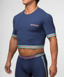 Rounderbum Varsity Padded Crop Top