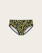 Reputation Sunga 02 Blue Neon Glyph — men's ultra-matte sunga brief flatlay
