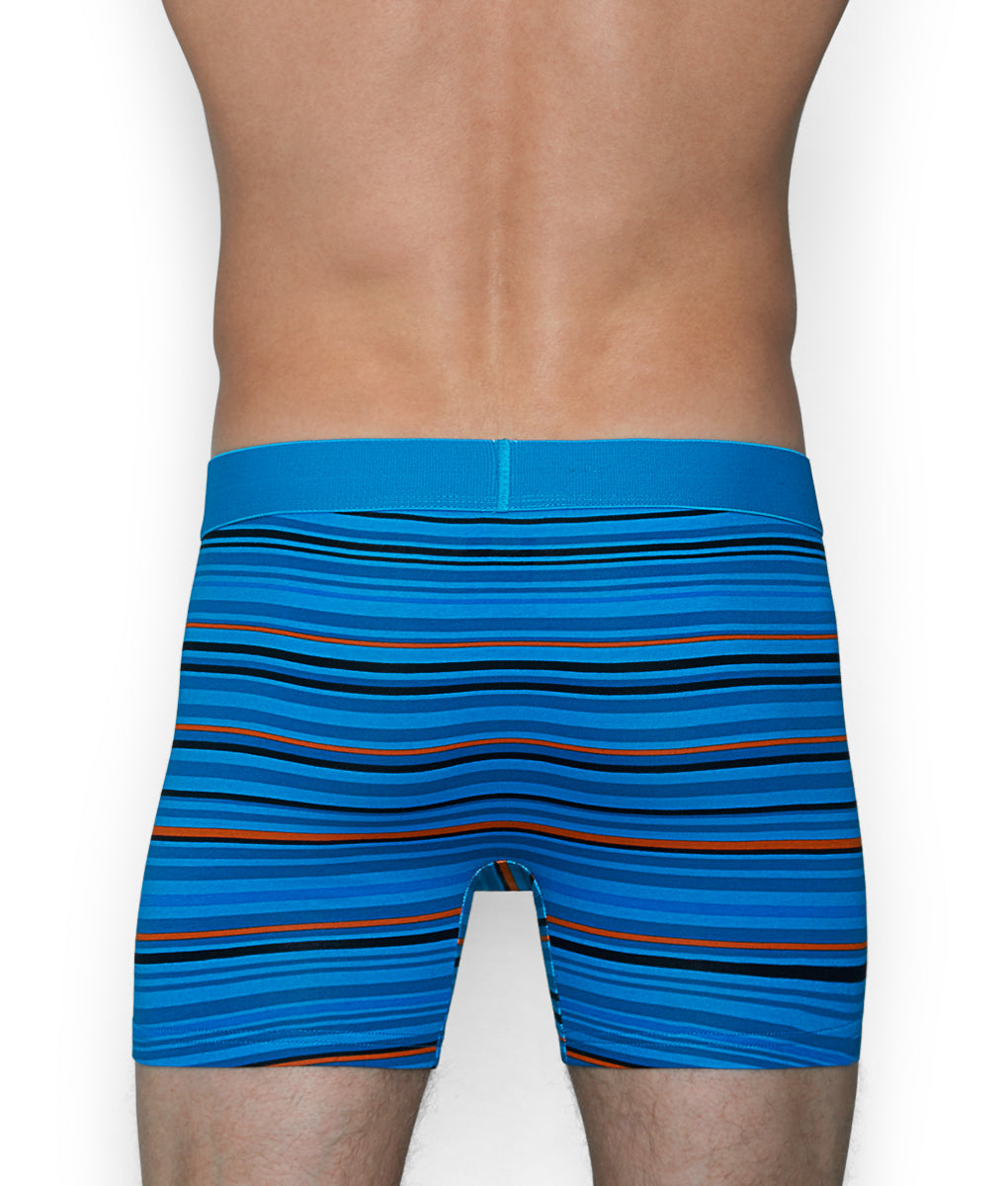 Wood Boxer Brief with Fly Midnight-stripe