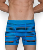 Wood Boxer Brief with Fly Midnight-stripe