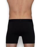 Wood Boxer Brief with Fly Black
