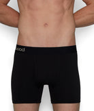 Wood Boxer Brief with Fly Black