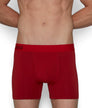 Wood Boxer Brief with Fly Crimson-red