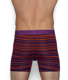 Wood Boxer Brief with Fly Purple-stripe