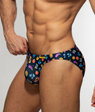Addicted Emoji Bikini Brief Navy