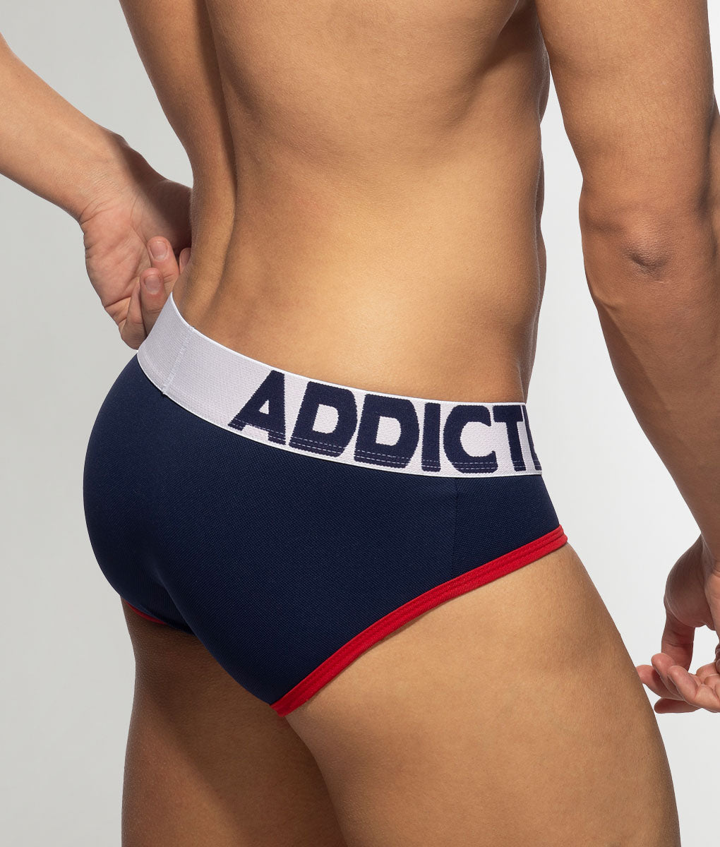 Addicted Tommy Pique Brief Navy