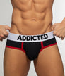 Addicted Black Pique Brief Black