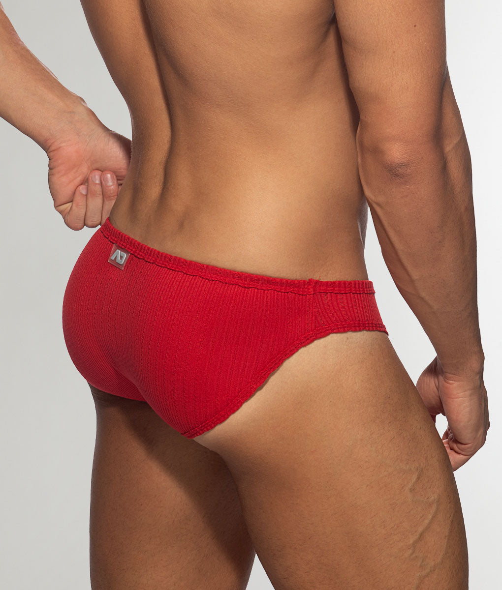 Addicted Puff Bikini Brief Red