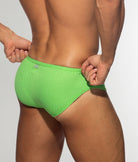 Addicted Puff Bikini Brief Lemon-green
