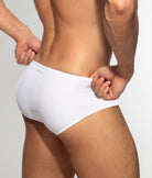 Addicted Snow White Rib Brief White