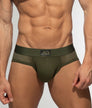 Addicted Army Mesh Brief Khaky