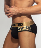 Addicted Versailles Panels Brief Black
