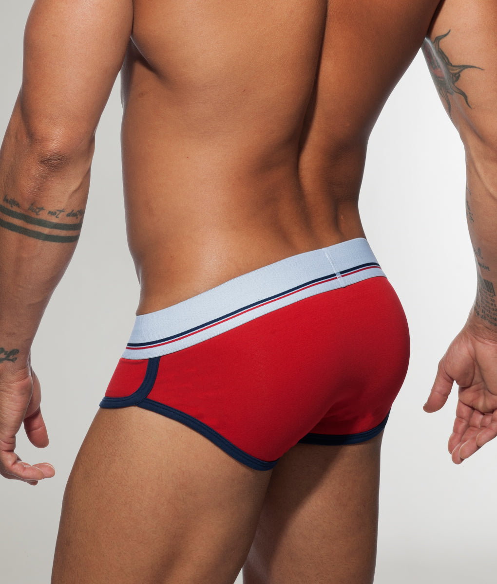 Addicted Curve Brief Red