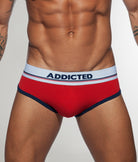 Addicted Curve Brief Red