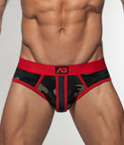 Addicted Camo Stripe Brief Red