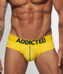 Addicted Push Up Mesh Brief Yellow
