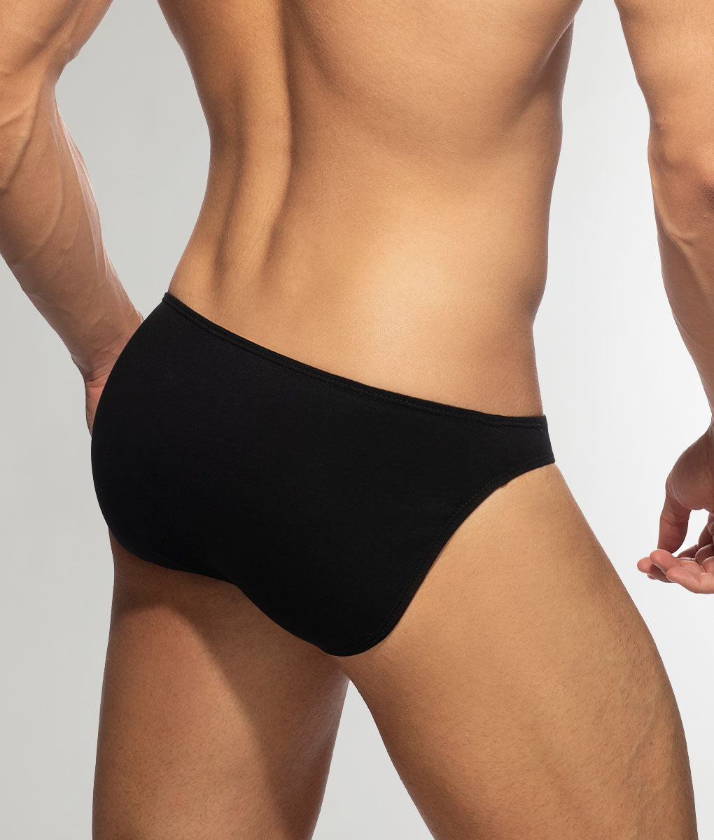 Addicted Cotton Bikini Brief Black