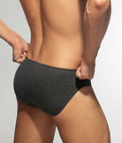 Addicted Cotton Bikini Brief Charcoal