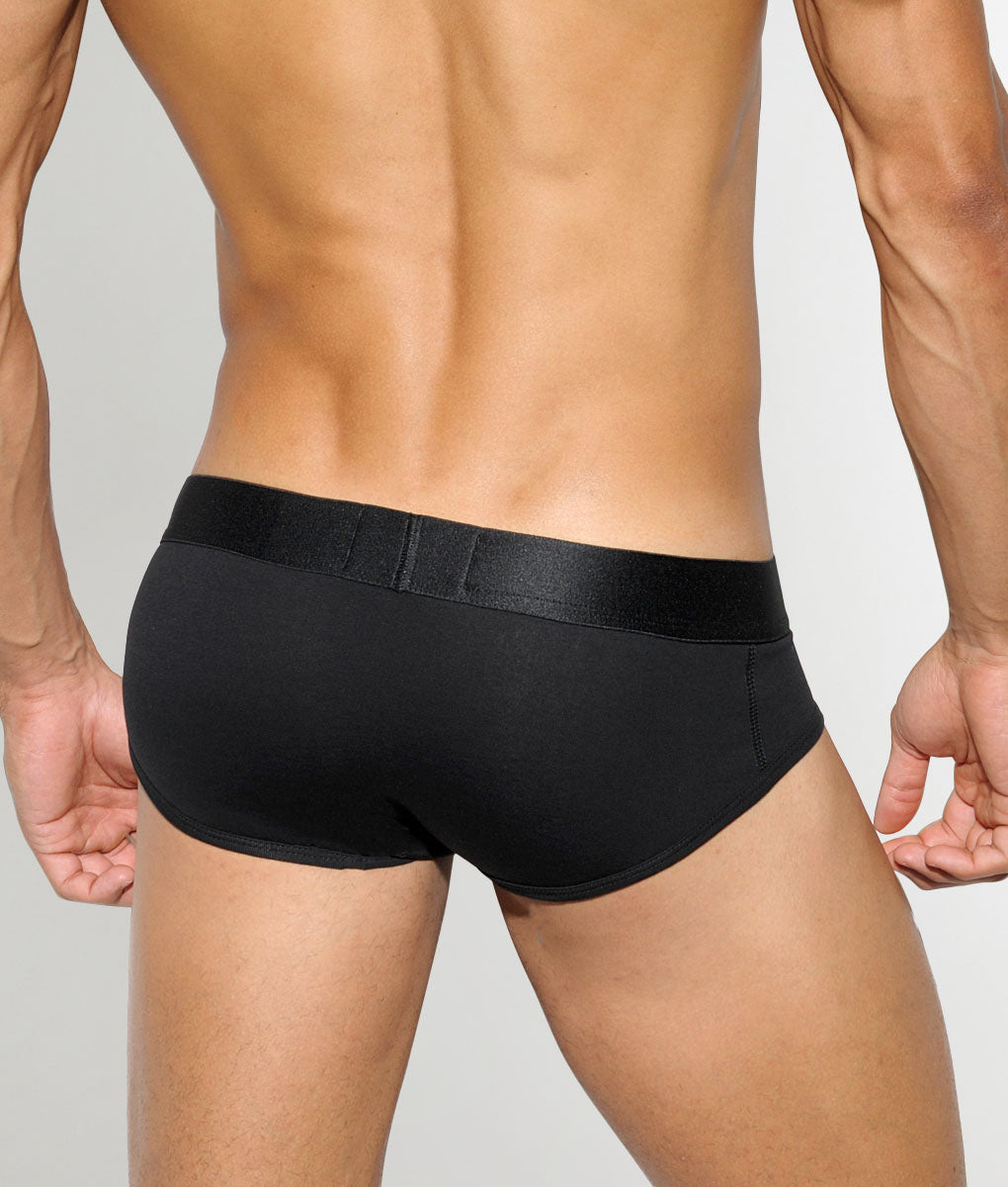 ES Collection Basic Cotton Brief Black