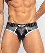 ES Collection Velvet Stripes Brief Black