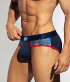 ES Collection Flowers Brief Navy
