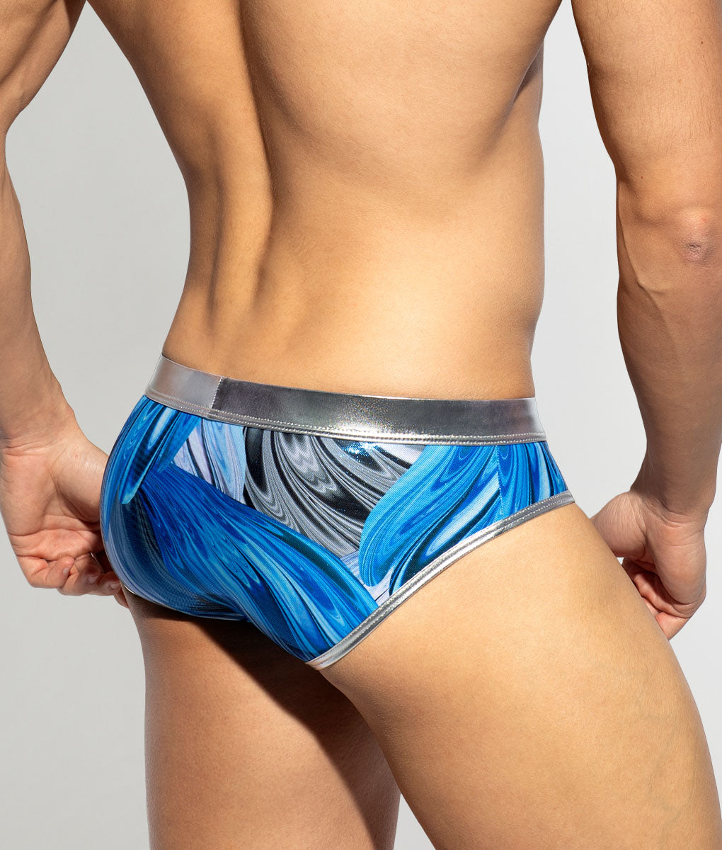 ES Collection Storm Glitter Brief Silver