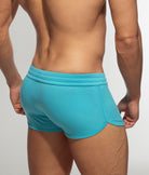 Addicted Swoosh Shorts Turquoise