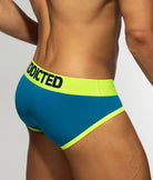 Addicted Dot Dot Dot Swimderwear Brief Peacock
