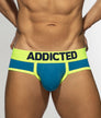Addicted Dot Dot Dot Swimderwear Brief Peacock