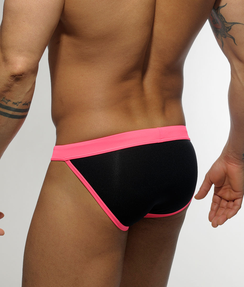 Addicted Sexy Low Rise Swim Brief Black