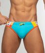 Addicted Combi Fruit Swim Brief Turquoise
