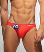 Addicted OMG Swim Brief Red