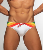 Addicted Topgay Swim Brief White