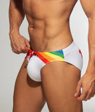Addicted Topgay Swim Brief White