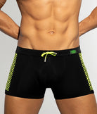 Addicted Disco Pop Swim Trunk Black