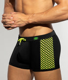 Addicted Disco Pop Swim Trunk Black