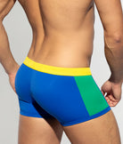Addicted Flags Swim Trunk Royal-blue