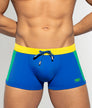 Addicted Flags Swim Trunk Royal-blue