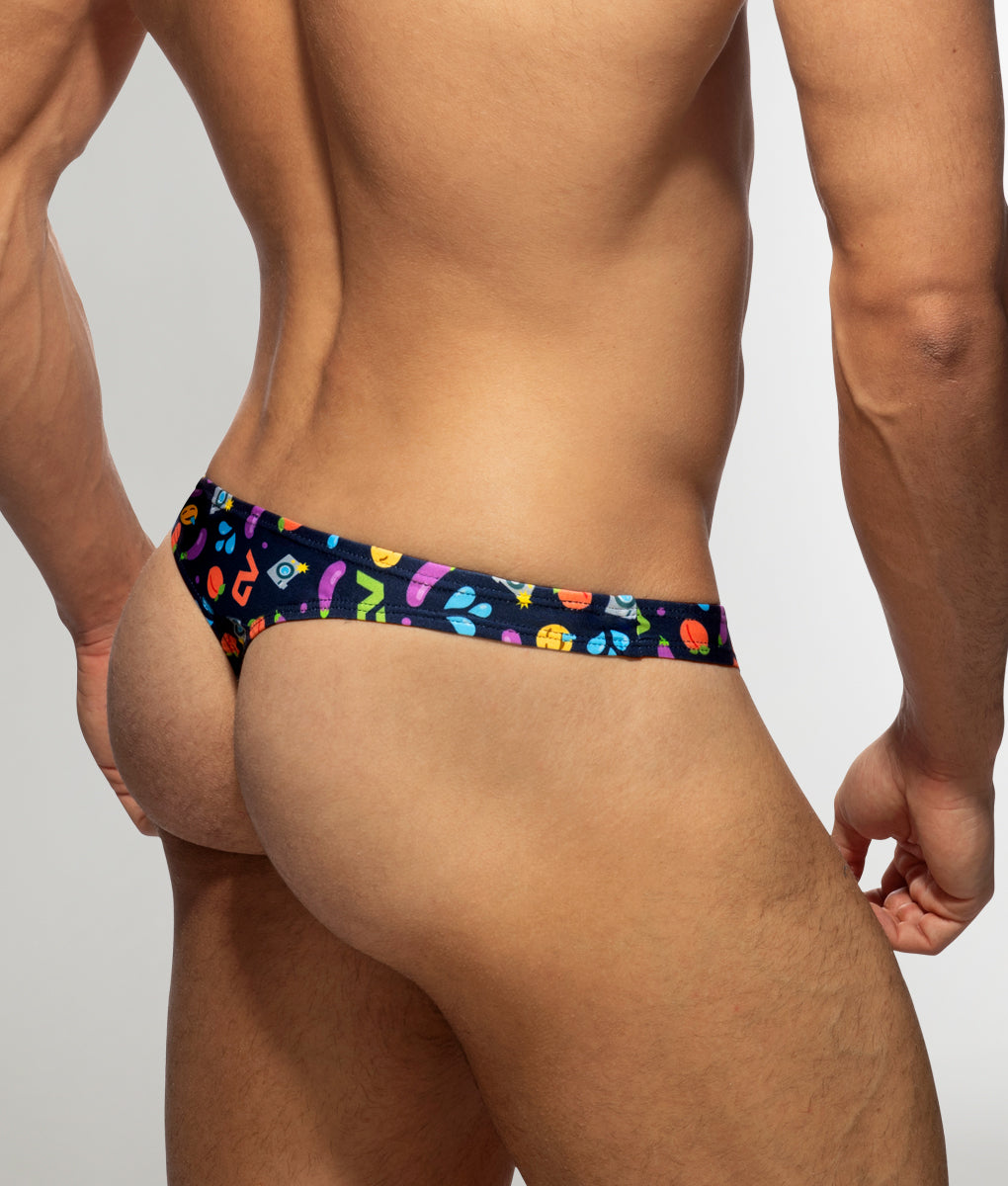Addicted Emoji Thong Addicted Emoji Thong Blue