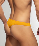 Addicted Cotton Thong Mustard
