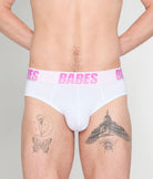 Babes Men's Brief White