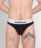 Babes Thong Black