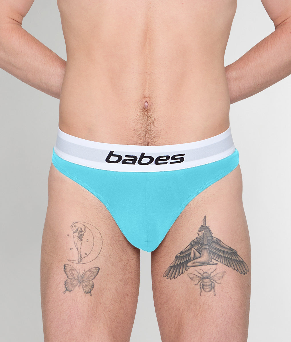 Babes Thong Blue