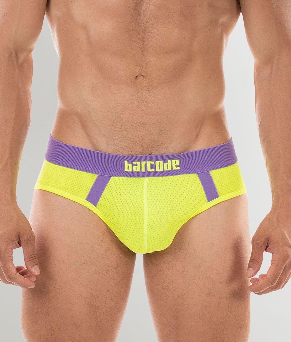 Barcode Berlin Sonny Brief Neon-green-purple