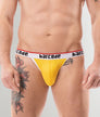 Barcode Berlin Cosme Jockstrap Yellow-white