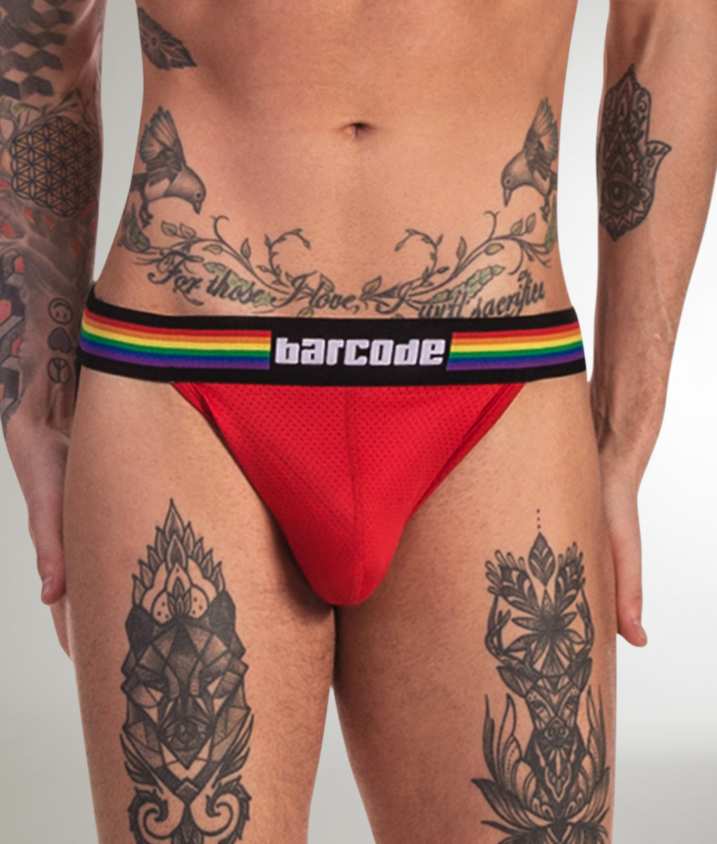Barcode Berlin Pride Jockstrap Red