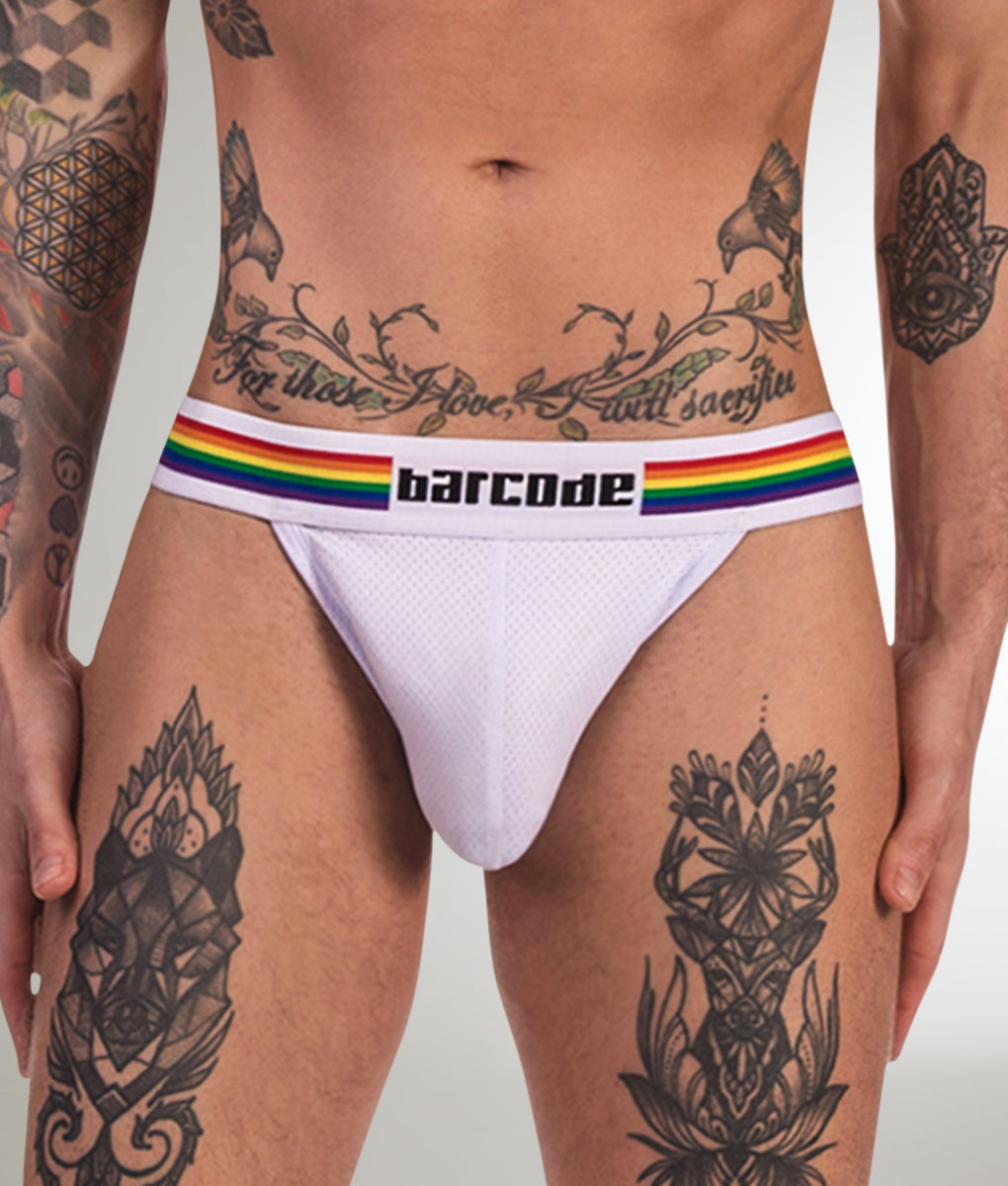 Barcode Berlin Pride Jockstrap White