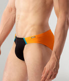 Barcode Berlin Avas Swim Brief Black-orange-blue