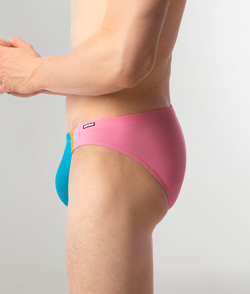 Barcode Berlin Avas Swim Brief Blue-rose-orange