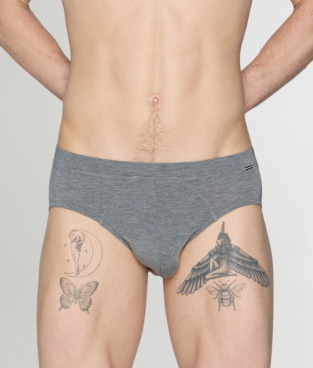 Blackspade Silver Brief Grey-melange